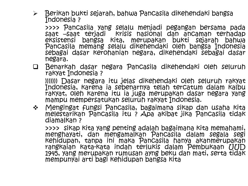 Bagaimana Cara Mempertahankan Pancasila Sebagai Dasar Negara Materi